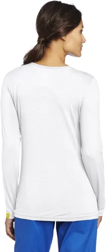 Vista 2 de WonderWink - Camiseta de manga larga para mujer