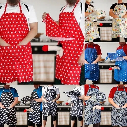 Vista 4 de El mejor delantal de regalo de broma, delantales divertidos para hombres, delantal de cocina novedoso para adultos, una sorpresa escondida