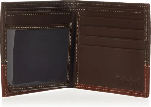 Vista 39 de Timberland Men's Leather Passcase Bifold Wallet Hybrid