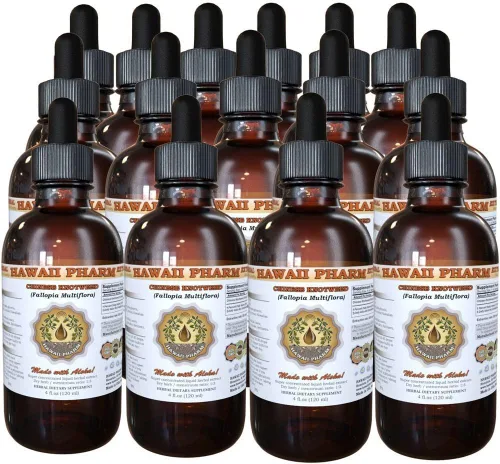 Vista 12 de Extracto líquido de Knotweed chino (Polygonum multiflorum) 2x2 oz
