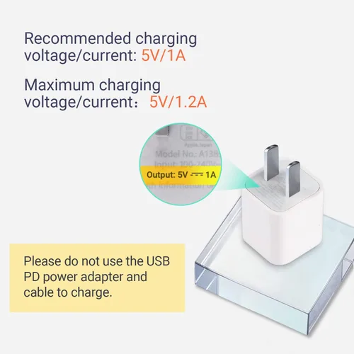 Vista 5 de Tera - Escáner de código de barras inalámbrico 1D láser mini de bolsillo impermeable 3en1 compatible con Bluetooth USB con cable portátil lector