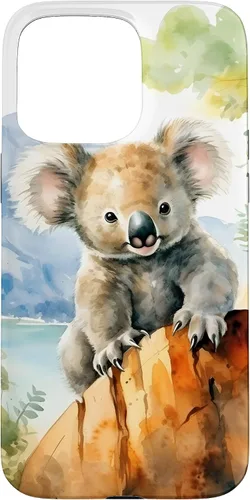 Vista 31 de Cute Little Koala Bear in The Wild Case for iPhone 17