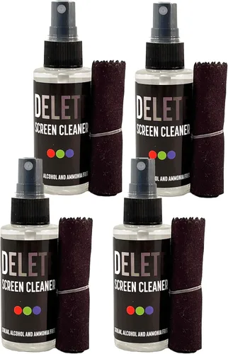 Vista 11 de Delete Kit de spray limpiador de pantalla, botella de 16 onzas y paño