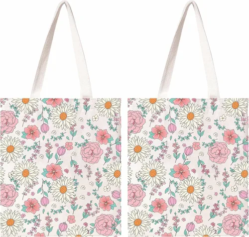 Vista 16 de Bolsa de lona minimalista de algodón reutilizable para mujer, diseño de arte estético, Edificio, Talla única