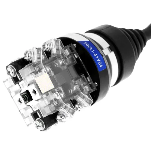 Vista 6 de 380V 15A AC Joystick Controller 4 posiciones 4NO Joy Stick Joystick Controller Switch Reemplazo