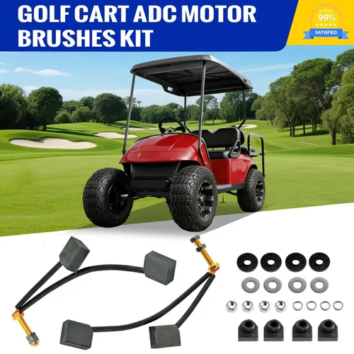Vista 6 de Roykaw Kit de cepillos de motor ADC para carrito de golf para modelos Club Car y EZGO TXT, reemplaza al OEM # 73120-G25, 73120G25, 1021862-01