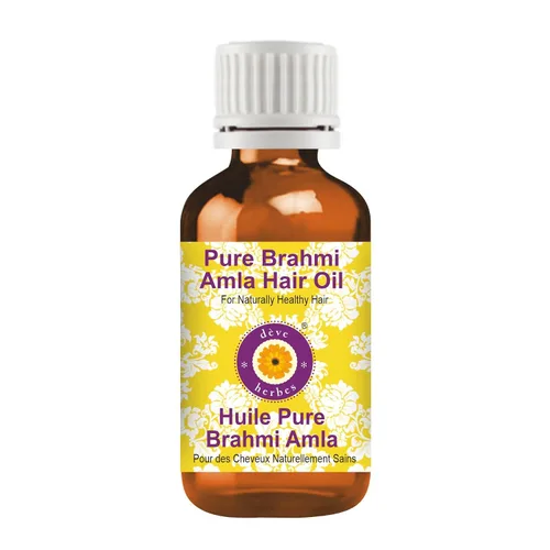 Vista 13 de dève herbes Pure Brahmi Amla - Aceite para el cabello con cuentagotas de vidrio 0.2 fl oz (0.16 oz)