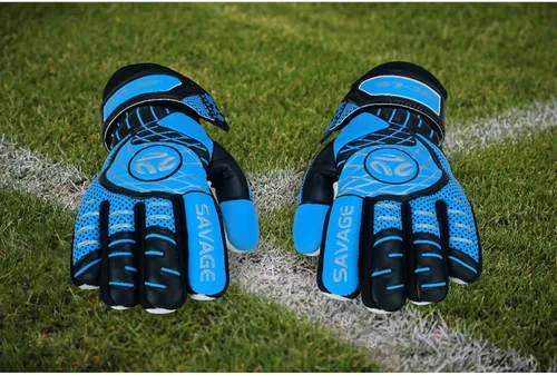 Vista 7 de K-LO Guantes de portero: Guantes de portero de fútbol Savage Rise (unisex, juvenil, niños y adultos) – Salvajes de dedos para protección Palma