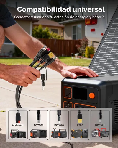 Vista 6 de ZOUPW 230W biacial panel solar portátil N-Type 16BB para la central