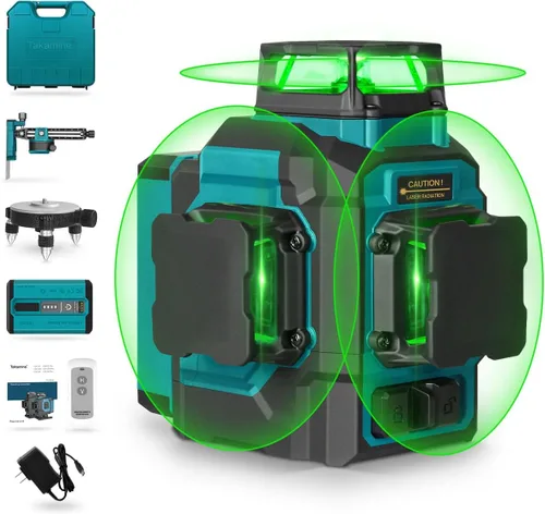 Vista 7 de Takamine Nivel láser Pro 12 línea autonivelante, 3x360° línea roja ultra