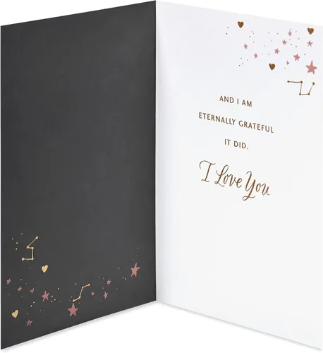 Vista 2 de American Greetings Tarjeta romántica (agradecida ternalmente)