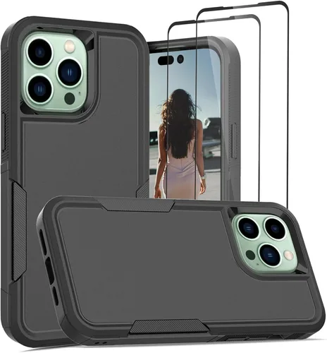 Vista 241 de Jeylly Funda para iPhone SE/Funda para iPhone 5S, Exterior de Plástico Duro que Absorbe Golpes + Interior de Silicona de Goma Defensor contra
