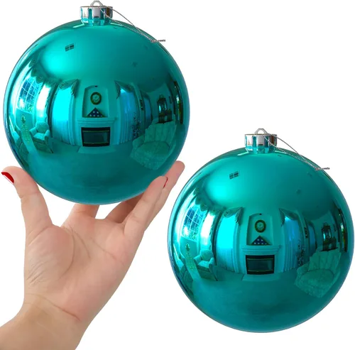 Vista 121 de Esferas pequeñas de Navidad de bronce y dorado de 1.6 pulgadas, adornos para decoración de árbol de Navidad, bolas colgantes inastillables