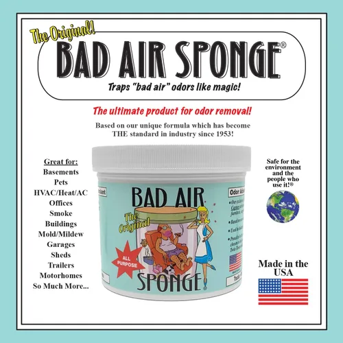 Vista 2 de Bad Air Sponge Contenedor de 2 libras (3002N), azul
