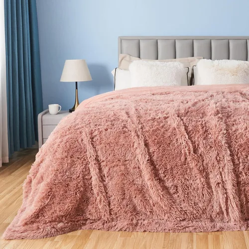 Vista 58 de GONAAP Manta de Tiro Difusa de Piel Sintética Negra Súper Suave Acogedora Felpa Difusa Peluda para Sofá Sillón Cama (Negro, Tiro(50"x60"))