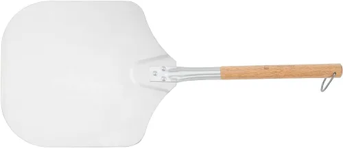 Vista 9 de Restaurantware Met Lux - Pala de pizza de 14 x 12 pulgadas, 1 pala de pizza duradera, con mango de madera para hornos domésticos o comerciales