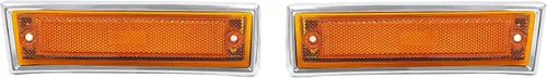 Vista 4 de KUAFU Luz de marcador lateral de guardabarros delantero compatible con Chevy/GMC C/K Series 1981-1991/Suburban/Blazer/Jimmy Reemplazo para GM2551107