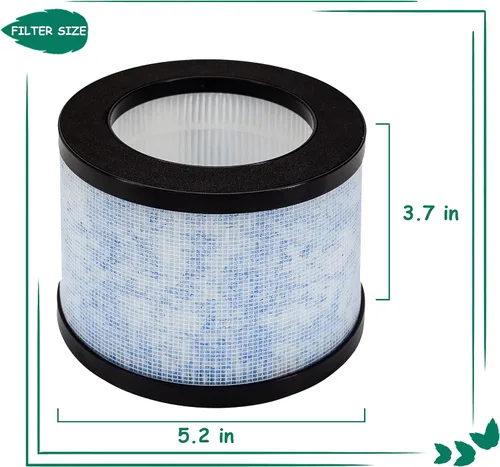 Vista 5 de MK01/DH-JH01 Filtro de repuesto True HEPA, compatible con AROEVE MK01 y MK06 y Kloudi purificador de aire DH-JH01, Intelabe EPI080/EP1080