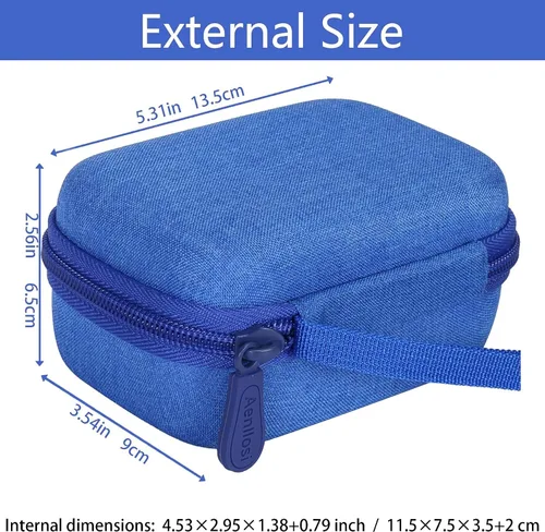 Vista 5 de Estuche resistente impermeable para cámara digital Kodak PIXPRO WPZ2, azul, protección para cámara de video impermeable