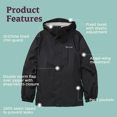Vista 4 de MARMOT Chaqueta Precip Eco para Niños