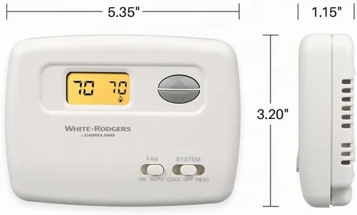 Vista 4 de White-Rodgers Serie 70 - Termostato clásico, no programable, 1F78-144