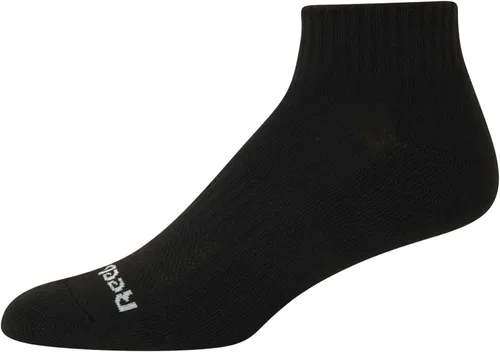 Vista 4 de Reebok Calcetines deportivos para hombre con comodidad acolchada (paquete de 12)
