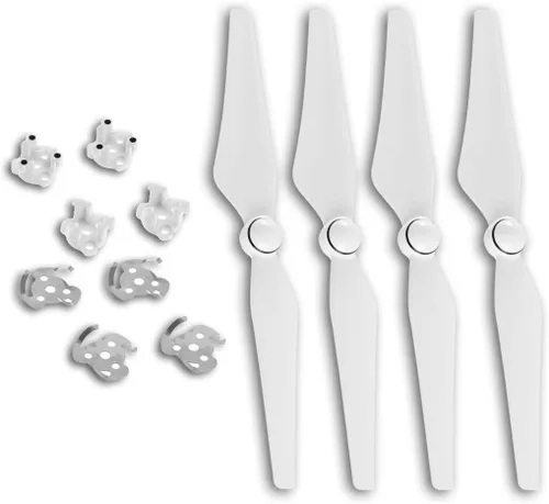 Vista 3 de SSE 9450S Accesorios de hélices de liberación rápida + placa de montaje de hélice para DJI Phantom 4 Quadcopters (gris)