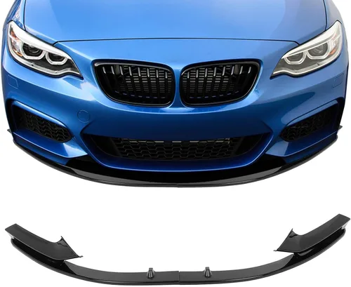 Vista 94 de SCITOO Alerón de borde de parachoques delantero mate negro para Ford Focus ST años 2013-2014 - Spoiler frontal de polipropileno