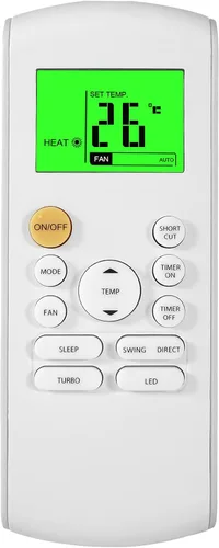 Vista 3 de YING RAY Mando a distancia de repuesto para Midea RG57B1/BGE RG57B/BGE RG57A6/BGEF RG57/BGE RG57A/BGE RG57A6/BGEF RG57B2/BGE RG57B/BGE RG57HB/BGE