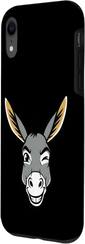 Vista 2 de Funny Wild Donkey Animal Lover Humor Design Gift Men Women Case for iPhone XR