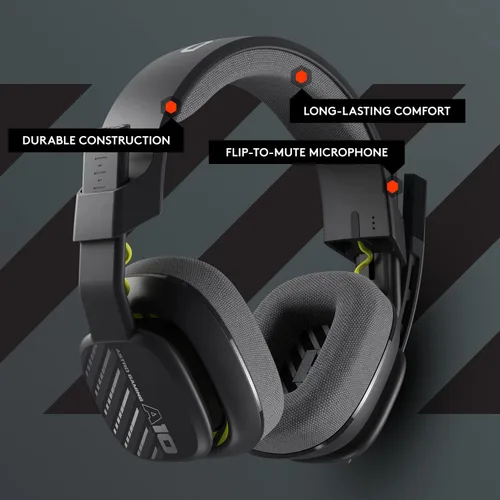 Vista 9 de Logitech G Astro A10 Gen 2 Cross-Platform Wired Gaming Headset for PlayStation 5/4, Xbox S X, Nintendo Switch, PC: 3.5mm Headphone Jack, 32mm