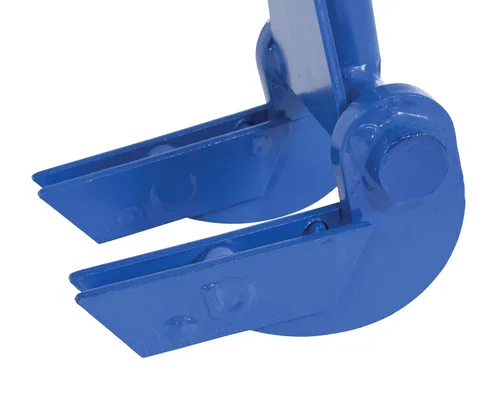 Vista 9 de Plataforma de acero de lujo para domar caballos, con asa 41 in Vestil SKB-DLX
