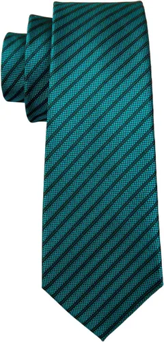 Vista 272 de Barry.Wang Juego de corbatas para hombre, corbata de seda a rayas, tejido a cuadros, gemelos formales, negocios, boda