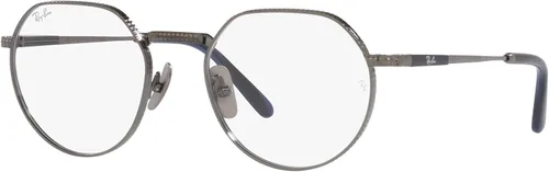 Vista 2 de Ray-Ban RX8265v Jack - Marcos redondos de titanio para gafas graduadas