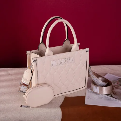 Vista 2 de Milan Chiva Bolso de mano para mujer, bolsos cruzados con una mini monedero