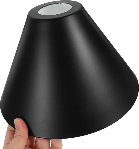 Vista 3 de DOITOOL Pantalla de lámpara de araña pequeña de hierro colgante de 7.9 pulgadas, pantalla moderna duradera para sala, comedor, cocina, estudio