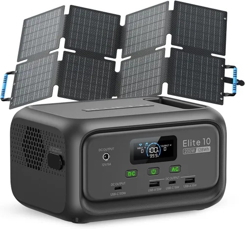Vista 9 de BLUETTI Elite 10 Mini estación de energía portátil, 128Wh 200W generador