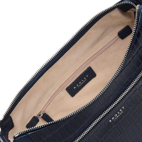 Vista 3 de Radley London Pear Gardens - Croc sintético - Hombro mediano con cremallera