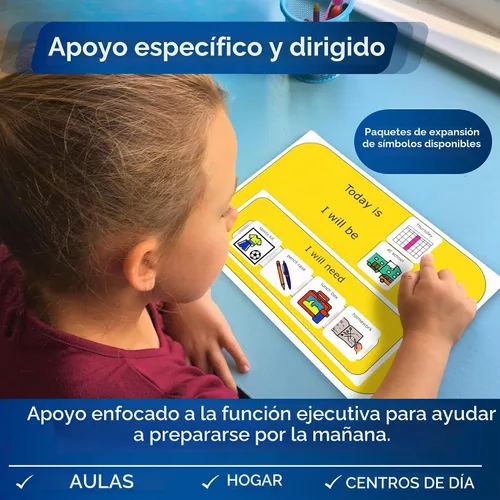 Vista 2 de Empaca tu bolsa, Preparándose el horario visual para niños con autismo