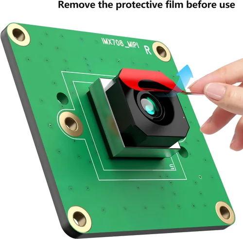Vista 10 de Módulo de cámara de enfoque automático de 12MP para Raspberry Pi, sensor IMX708, FOV de 75°, HDR, compatible con Pi 5,4,3, Zero, CM4