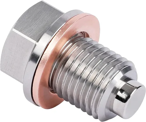 Vista 8 de (20 piezas) M14 Rojo Cobre Aceite Drenaje Tapón Aplastar Arandelas Refrigerante Junta Anillo Sello DFL-030