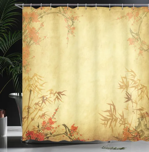 Vista 3 de Ambesonne Decor Collection cortina para regadera de baño de poliéster