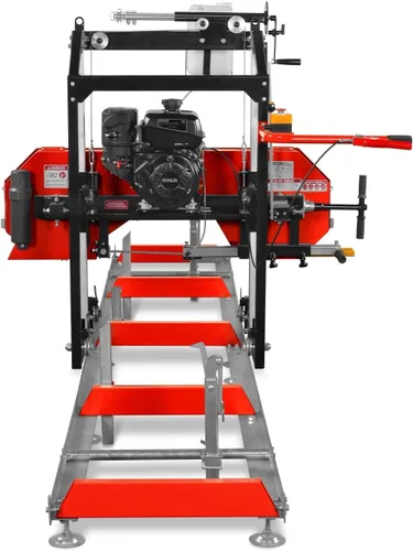 Vista 16 de MechMaxx Aserradero portátil de 22", longitud de pista de 13', ancho