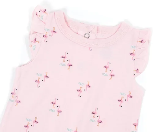 Vista 3 de Minicoco Enterizo de manga largacorta para bebés, niños y niñas, trajes de algodón de una sola pieza para niños pequeños