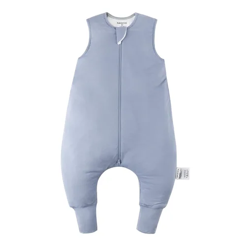 Vista 11 de BubblePanda - Saco de dormir para niños pequeños hecho de rayón de bambú con pies 1.0 tog, saco de dormir transpirable 6-12 meses, manta portátil