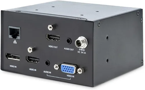 Vista 2 de StarTech.com Módulo de audio/video para caja de conectividad de mesa de conferencias - 4K - HDMI, DP, VGA - Soporte de montaje en mesa incluido