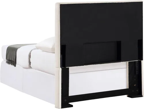 Vista 4 de Coaster Home Furnishings - Pirro - Cabecero tapizado de madera de pino con perfil rectangular, bordes lisos, acolchado de espuma