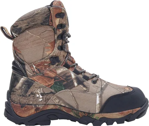 Vista 2 de R RUNFUN Men's Hunting Boots, Camouflage Waterproof Insulated Winter Boots, Lightweigh, Durable and Anti-slip Outdoor Hunting Shoes for Trekking