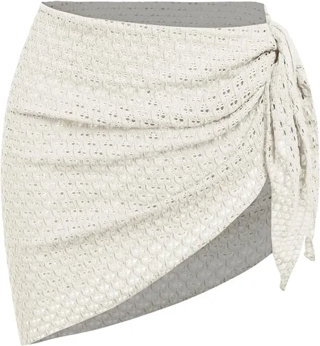 Vista 40 de ZAFUL - Pareo de mujer, pareo de playa, pareo transparente para bikini, pareo de gasa para traje de baño 0- Café