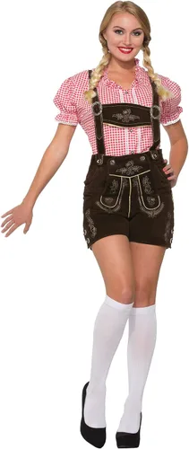 Vista 5 de Forum Novelties Disfraz para hombre de Apline alemán Oktoberfest Lederhosen azul